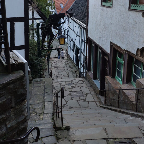 Krimi-Trail Essen Stiege Ortskern