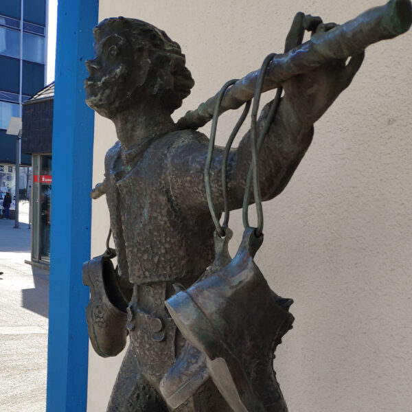 Krimi-Trail Montabaur Skulptur Schusterjunge
