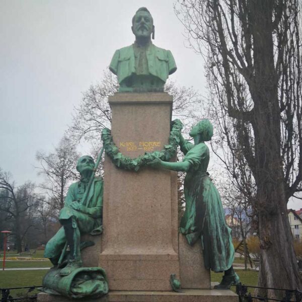 Krimi-Trail Graz Denkmal Karl Morree