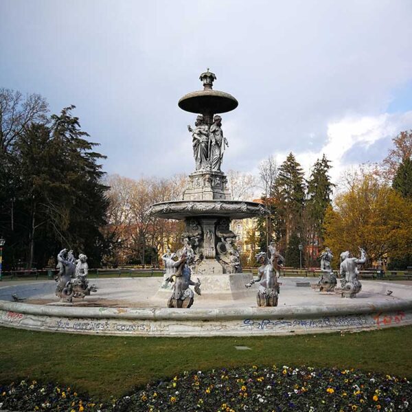 Krimi-Trail Graz Stadtparkbrunnen