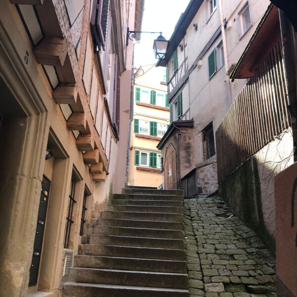 Krimi-Trail Tübingen Gasse