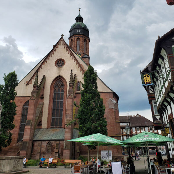 Krimi-Trail Markt Kirche St Jacobi Einbeck