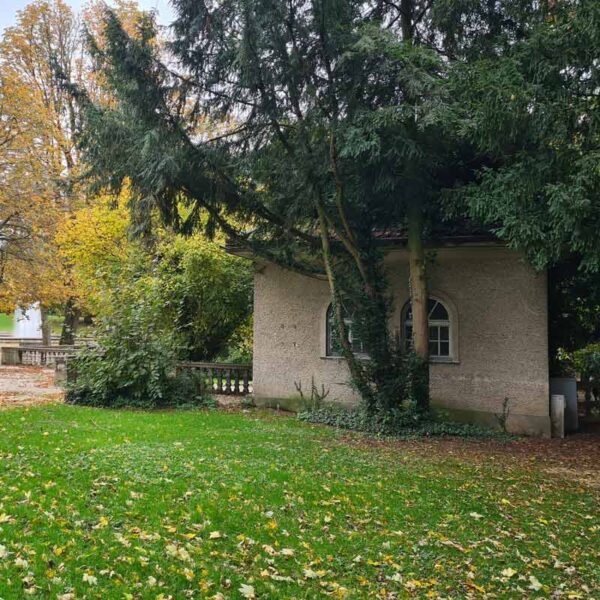 Das Bild zeigt einen Ermittlungspunkt auf dem Krimi-Trail in Aachen